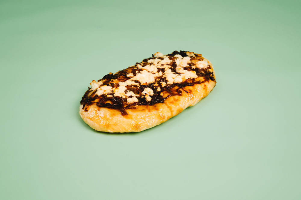 HALF BAKED BREAD - BALSAMIC ONION + FETA