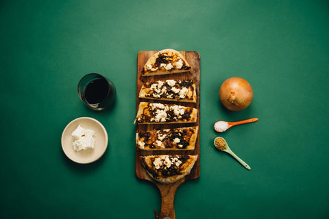 HALF BAKED BREAD - BALSAMIC ONION + FETA