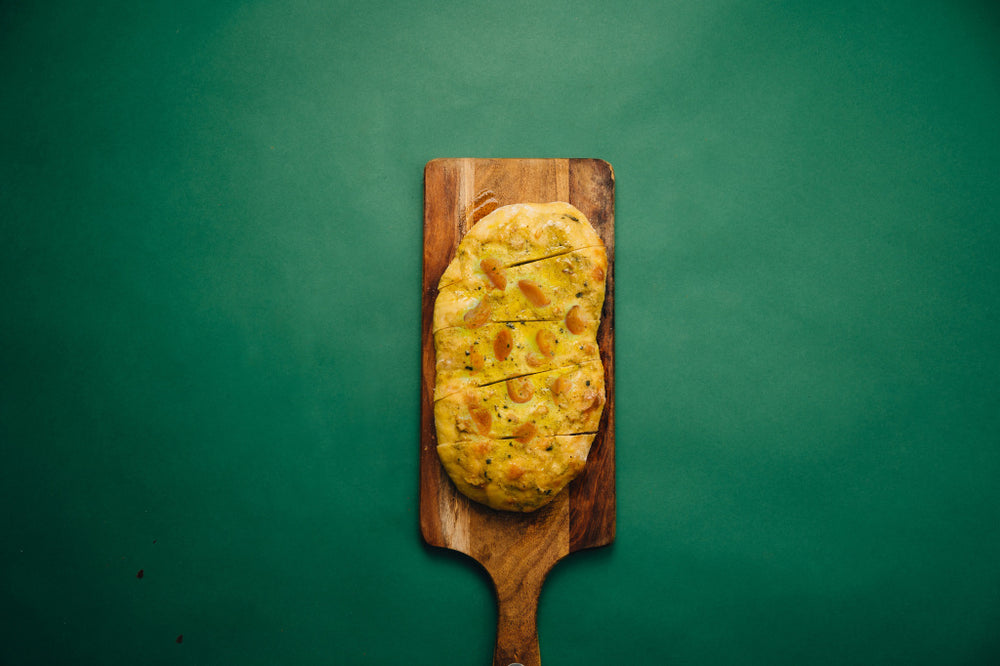 HALF BAKED BREAD - GARLIC  HERB + BUTTER